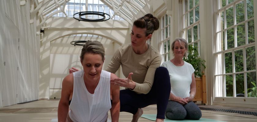 yoga assist in cobra